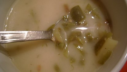 Fazolková polévka na kyselo
