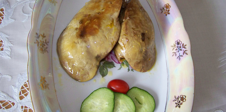 Foie gras s medovou dijonskou hořčicí a meruňkovým chutney