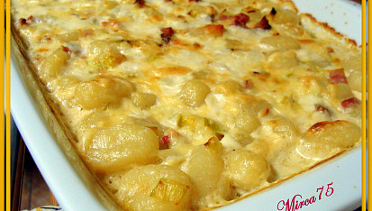 Gnocchi zapečené se smetanou, pórkem a anglickou slaninou, Mé gnocchi