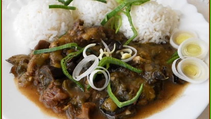 Hovězí maso na pórku s houbami, dík za bezva recept :-)