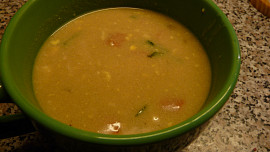 Polévka z vařených vajec