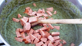 Nouzové špagety se špenátem