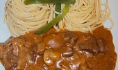 Stroganoff podle dědy šéfkuchaře (Jo, basta. :-))