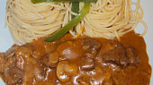 Stroganoff podle dědy šéfkuchaře (Jo, basta. :-))