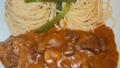 Stroganoff podle dědy šéfkuchaře, Jo, basta. :-)