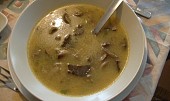 Houbová polévka jednoduchá a chutná (z václaviek chutí tiež)