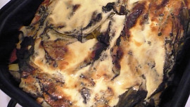 Zapečený mangold s bramborami