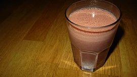 Čokoládovo jahodový smoothie