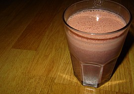 Čokoládovo jahodový smoothie