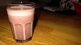 Čokoládovo jahodový smoothie