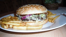 Homemade hamburger\'s