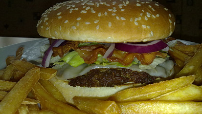 Homemade hamburger\'s