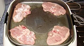 Jehněčí hřbet podle mne, restování masa