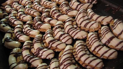 Kokokrémo tyčinky, a ještě kokokrémo rohlíčci