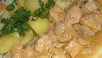 Kuřecí kousky se žampióny