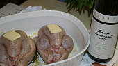 Máslová baby kuřátka s macerovaným rozmarýnem a vůní česneku