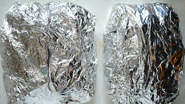 Masová směs v alobalu se špekáčkem