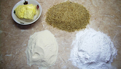 Nafoukanci do formiček, ingredience