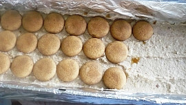 Nepečené kávové řezy