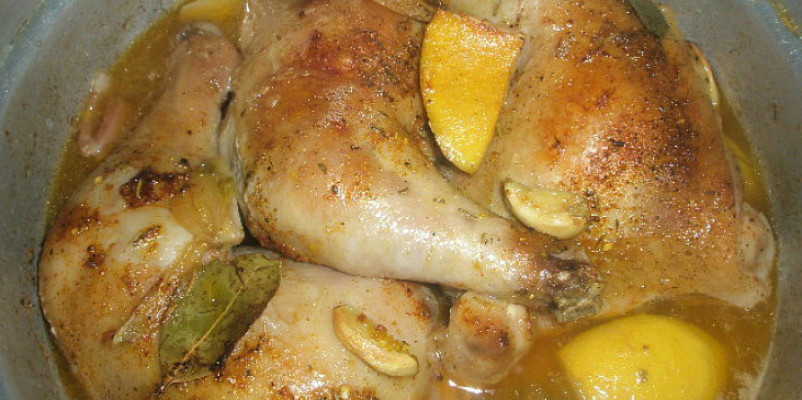 Pečené kuře jako od Jamieho Oliviera
