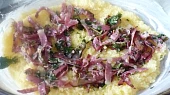 Polenta s pršutem
