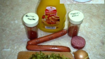 Pomazánka z vařeného nebo z pečeného masa, ingredience