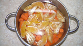 Pomerančový džusíček, před vařením