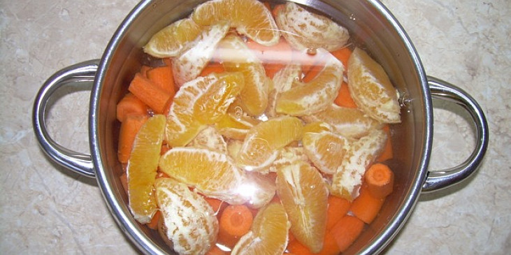 Pomerančový džusíček (před vařením)