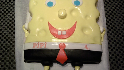 Postavička z pohádky-spongebob