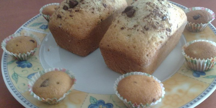 Recept na rychlé muffiny s kousky čokolády (moje maxi a mini muffinky pdole tohoto receptu :))
