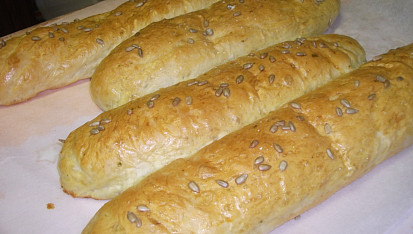 Tatarkové bagetky pre Katarínku, bagety