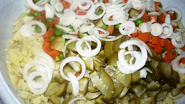 Vánoční bramborový salát