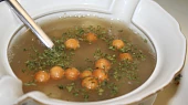 Vegetariánská česnečka