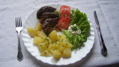 Vepřová játra v bláně