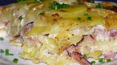 Zapečené brambory s hermelínem