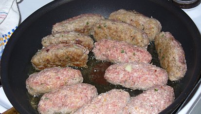 Zapečené šišky z mletého masa