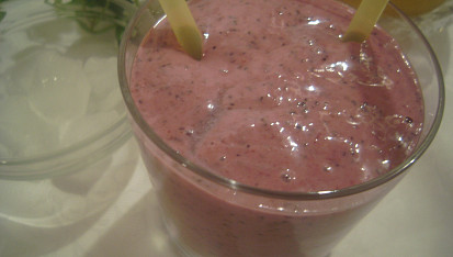 Borůvkový smoothie