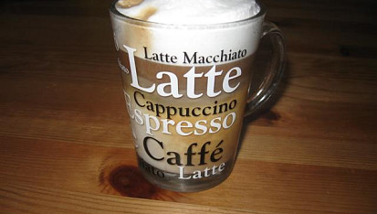 Café latte, pravé domácí Latté