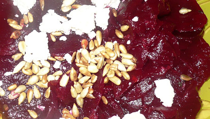 Carpaccio z červené řepy