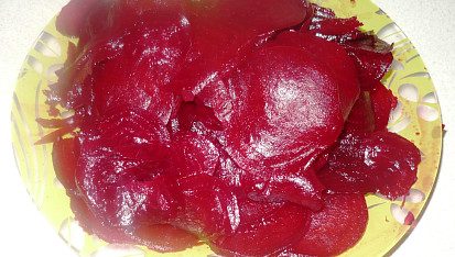 Carpaccio z červené řepy