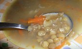 Čočková polévka s houbami