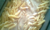 Houbové těstoviny s bešamelem (nalejeme na těstoviny)