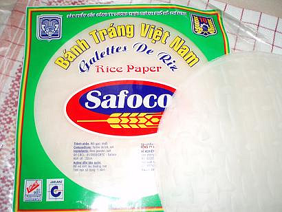 Houbové závitky z rýžového papíru (rýžový papír z Kauflandu)