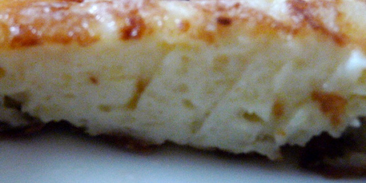 Jizerské tvarohovo-bramborové placky (na řezu)