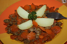 Mleté maso v mrkvi