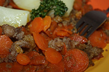 Mleté maso v mrkvi