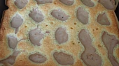 Peřinkový koláč, Peřinkový koláč na plechu