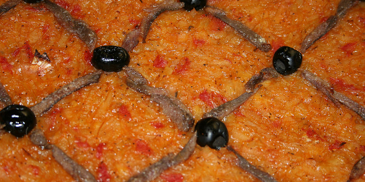 Provensálský cibulový koláč Pissaladiere