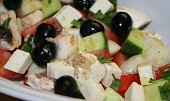 Salát s olivami