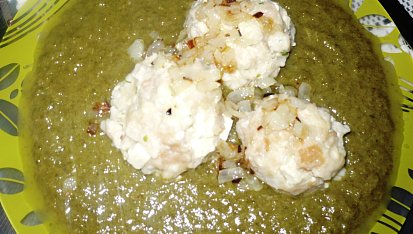 "Špekové" knedlíky s tofu